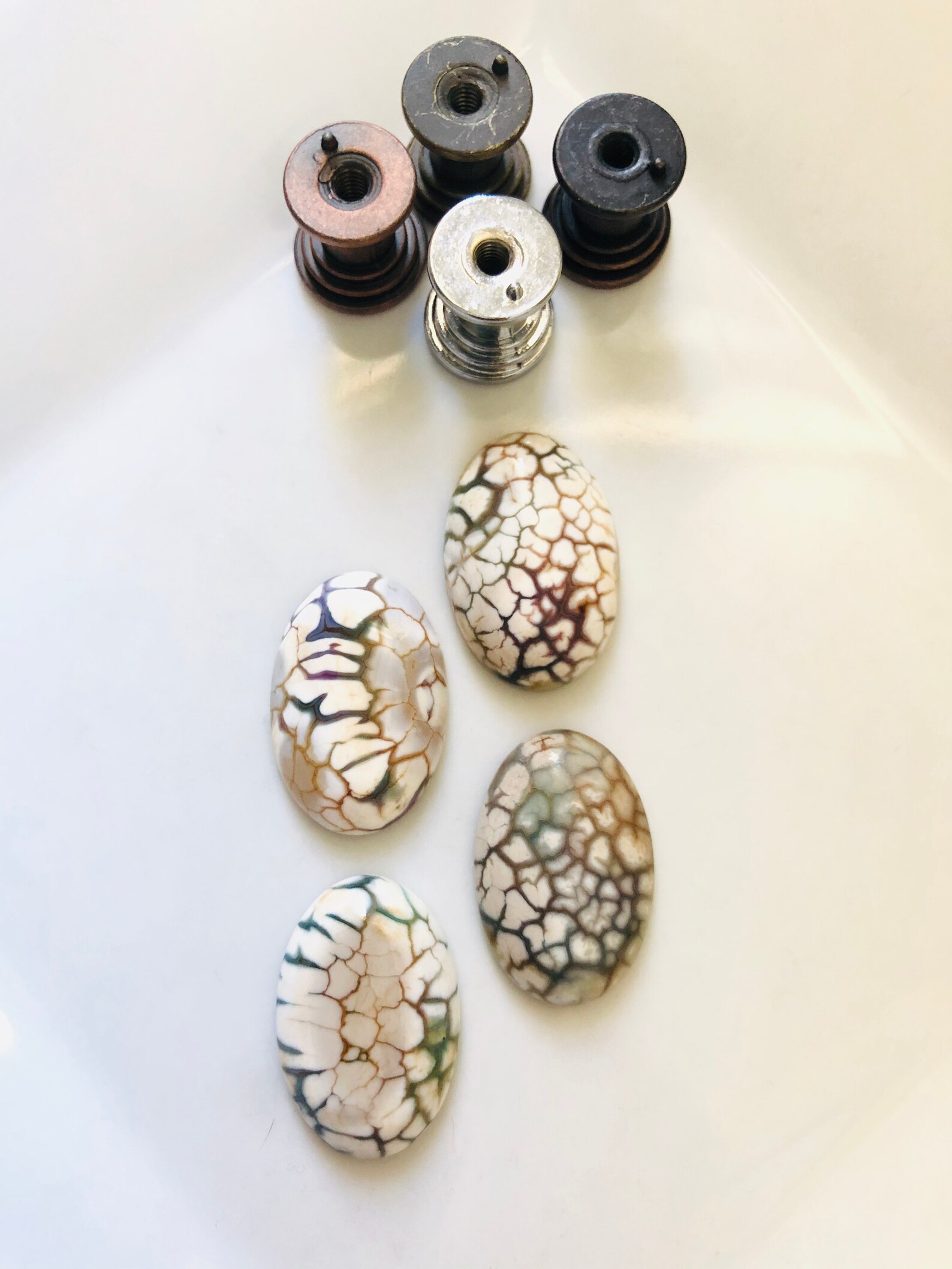 Agate Stone Knobs, Rock Knob, Stone Dresser Knobs
