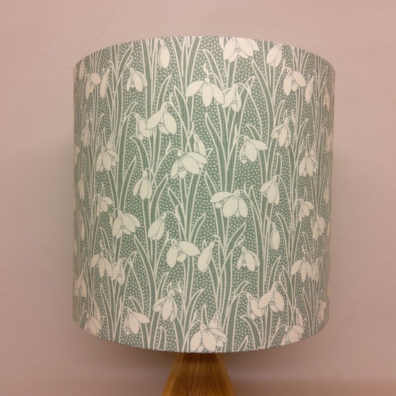 Snowdrop Lampshade Handmade In The Uk Contemporary Retro - Handmade Lampshades Norfolk Snowdrop Lampshade Handmade In The Uk Contemporary Retro - Handmade Lampshades Norfolk