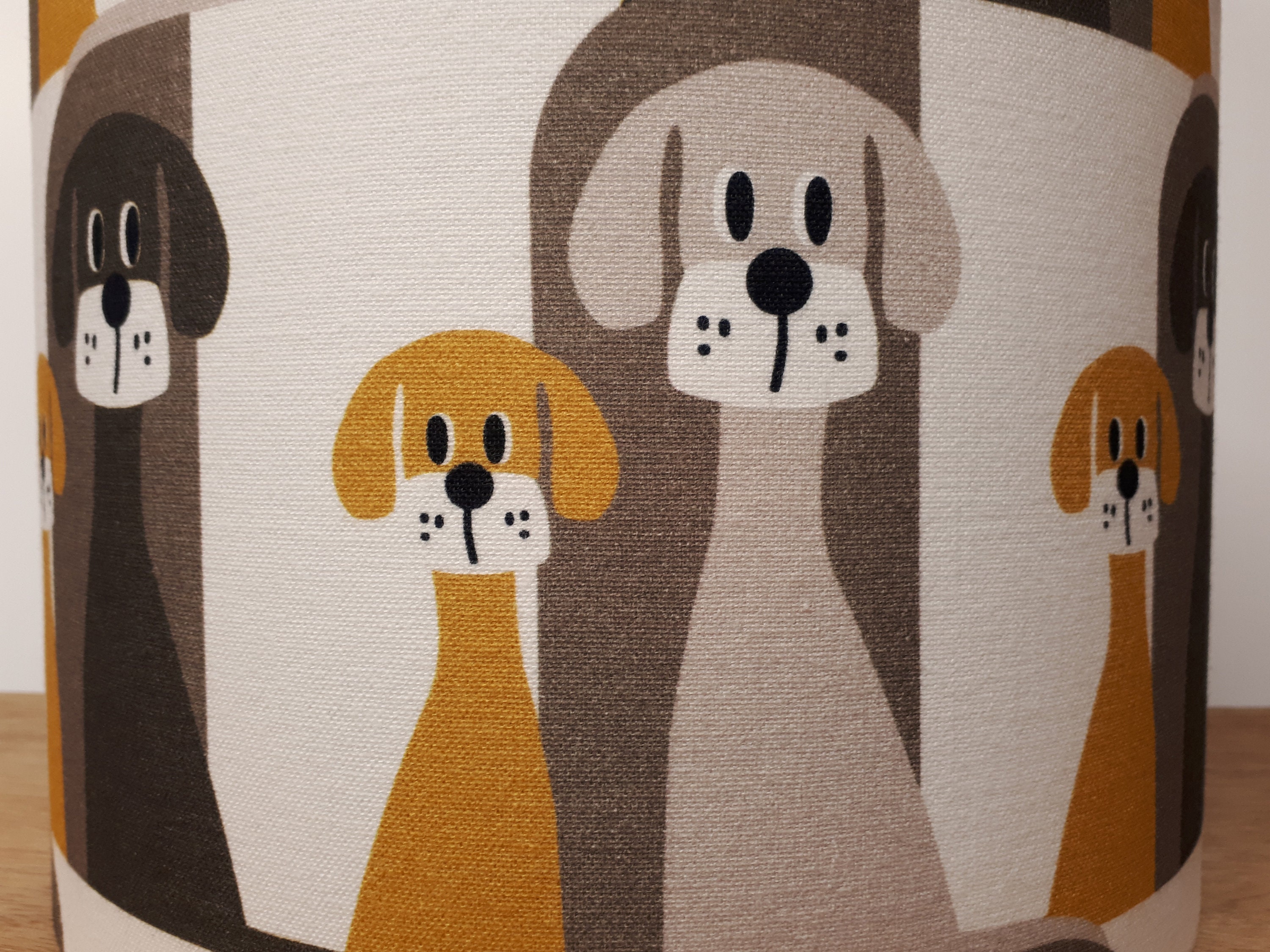 DOG LAMPSHADE Handmade in the UK Contemporary Retro 60s Etsy