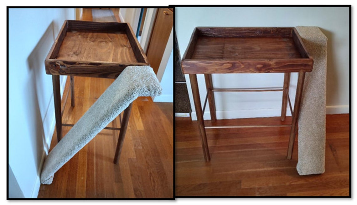 Raised Litter Box Platform With Ramp Etsy