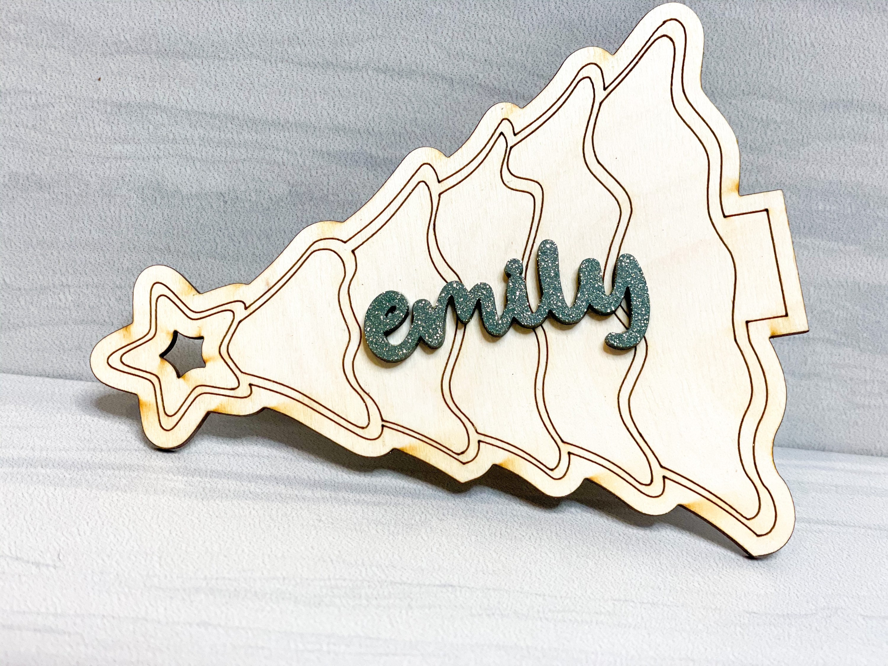 Custom Ornament Gift Tags Christmas Present Name Tags | Etsy