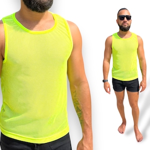 Neon Mesh Crop Top Etsy UK
