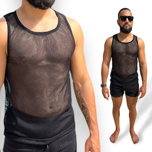 see through tank top shirt
