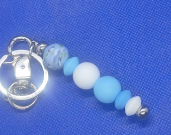 blue and white