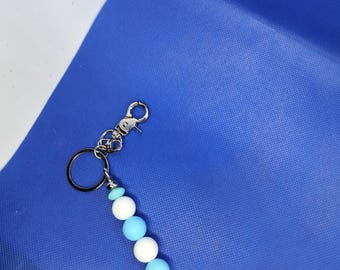sky blue and white