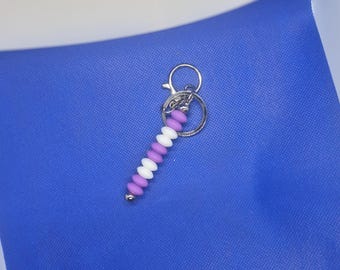 purple and white