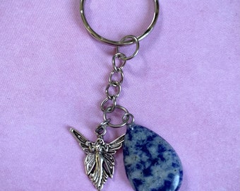 Sodalite gemstone crystal pocket fairy / angel