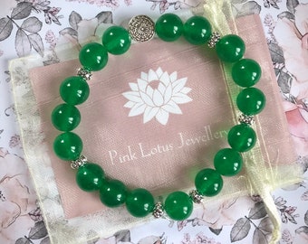 Jade crystal healing bracelet