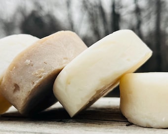 Shampoo Bar Sampler-Unscented-Natural-Gift-Clean Beauty-Zero Waste-Eco Friendly-Castor Oil-Hair growth-Hydrating-Thin hair-Sulphate Free