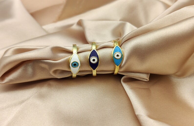 evil eye ring,eye ring,delicate ring Birthday gift Stackable evil eye ring Simple evil eye ring,Valentine/'s Day gift,gift for her