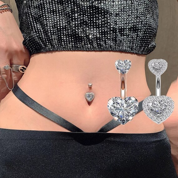 Silver shop belly rings
