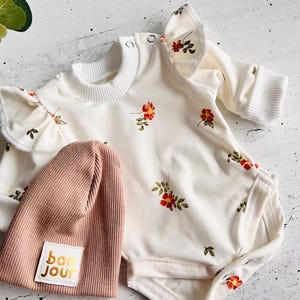 Baby body, Preemie girl clothes, Newborn Outfit, Micro Preemie clothes, Reborn doll clothes, Baby shower gift, Baby Girl Langarmbody
