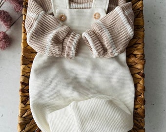 Tenue pour nouveau-né, vêtements pour prématurés, salopette pour bébé, tenue pour poupée Reborn, tenue neutre pour tout-petit, tenue pour le retour à la maison, cadeau de baby shower