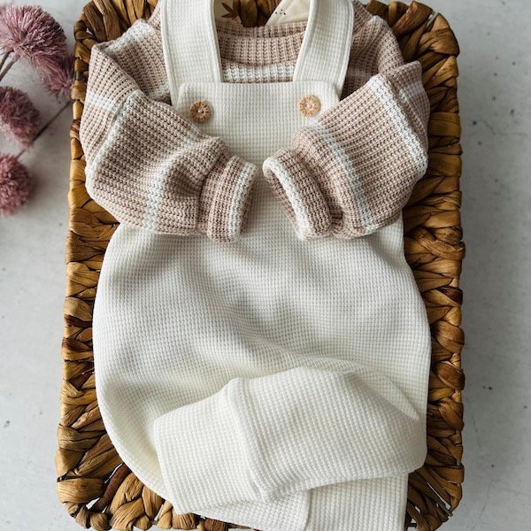 Tenue pour nouveau-né, vêtements pour prématurés, salopette pour bébé, tenue pour poupée Reborn, tenue neutre pour tout-petit, tenue pour le retour à la maison, cadeau de baby shower