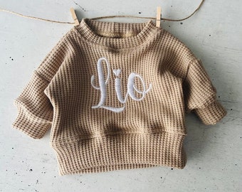 Baby Pullover mit name, Embroidered Baby Sweater, Preemie Personalized Sweater, Preemie girl clothes, Reborn Clothes, Embroidered Boy Shirt