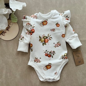 Preemie girl bodysuit, Newborn girl Outfit, Micro Preemie top, Reborn doll clothes, Newborn Coming Home Outfit, Preemie Girl Gown