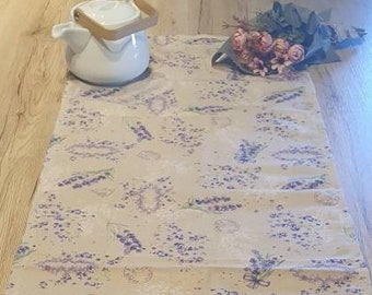 Table runner tablecloth table decoration center blanket lavender