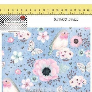 Jersey fabric by the meter Jersey fabric cotton Fräulein von Julie