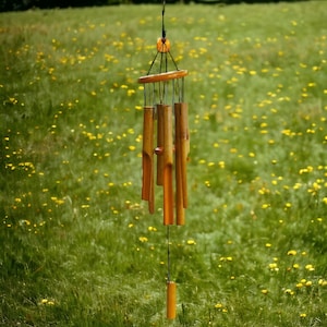 Wind chime chime bamboo wooden chime wind gong