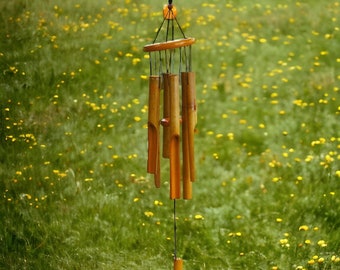 Wind chime chime bamboo wooden chime wind gong