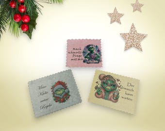 Dishcloths, wipes, dishcloths with funny saying, Christmas, gift, souvenir, washable