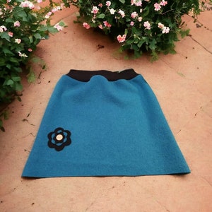 Walk skirt for women virgin wool walkloden winter skirt mouflon