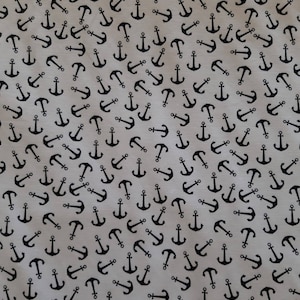 Jersey fabric by the meter Jersey fabric cotton anchor