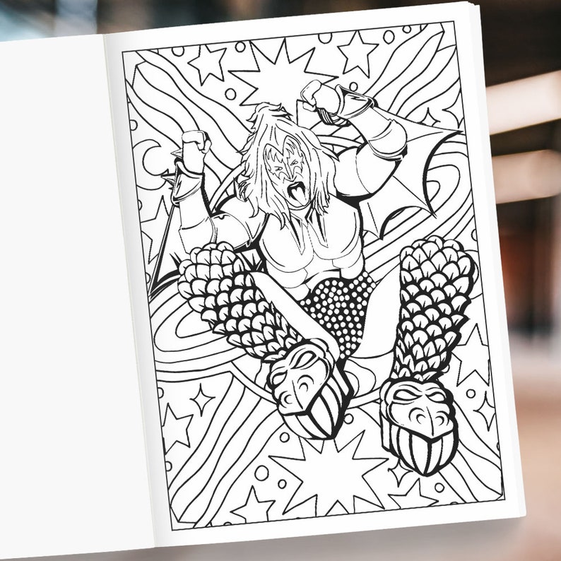 Kiss coloring book: KISS Band Members Coloring Pages for ...