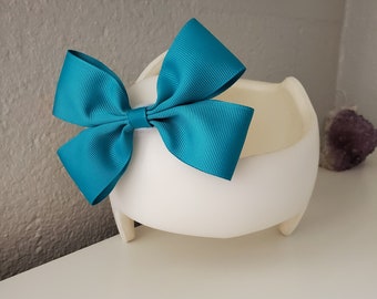 turquoise - Cranial Helmet Bow - Doc Band Bow - Starband Bow