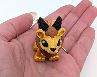 Mini Manticore Hatchling Tiny Fantasy PLA 3D Printed Articulate Figure Fidget
