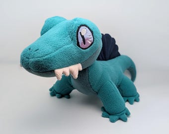 Spinosaurus Plushie Teal Dinosaur Green Dino Stuffie Spino Plush