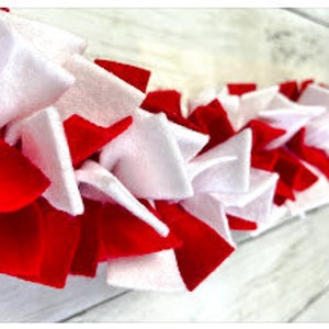 Felt Christmas Garland- Candy Cane Garland, Christmas Decor, Holiday Garland