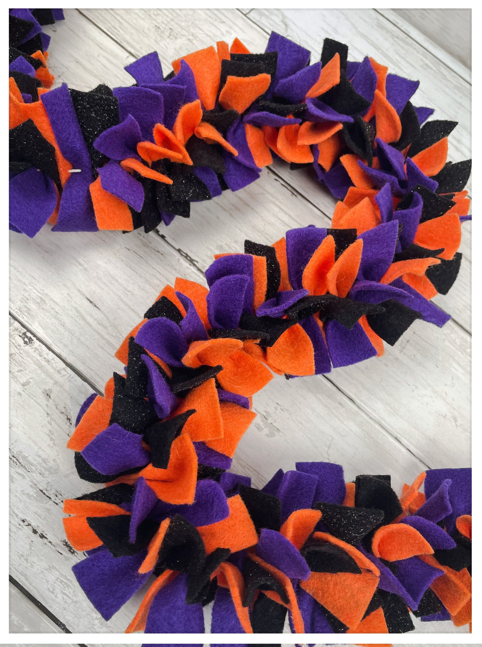 Halloween Felt Garland Halloween Decor Halloween Garland Etsy