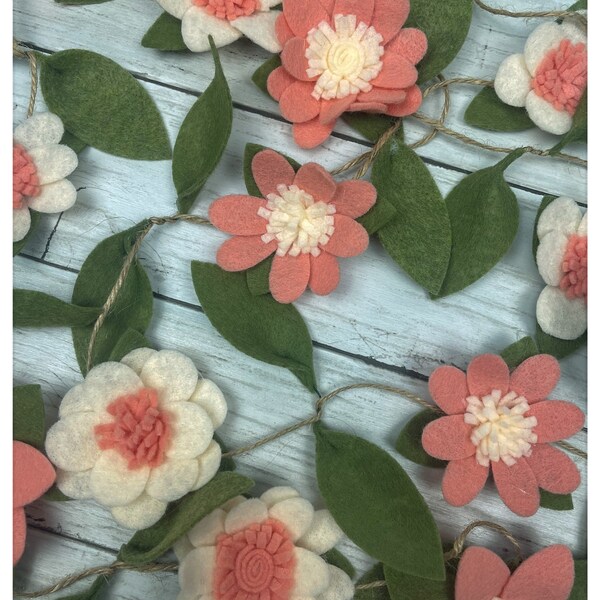 Felt Basket with Flower Garland main image 1