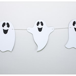 Halloween Ghost Garland, Halloween Ghost Banner, Halloween Decor, Ghost Halloween Decor, Halloween Party Decorations, Spooky Ghost