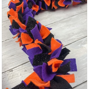 Halloween Home Decor Felt Garland, Halloween Decor, Halloween Garland Felt, Halloween Mantel Decor, Halloween Felt Banner