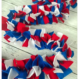 4th of July Felt Garland, Patriotic Garland, Patriotic Decor, Fourth of July Decorations, Patriotic Home Decor, Red White and Blue Decor