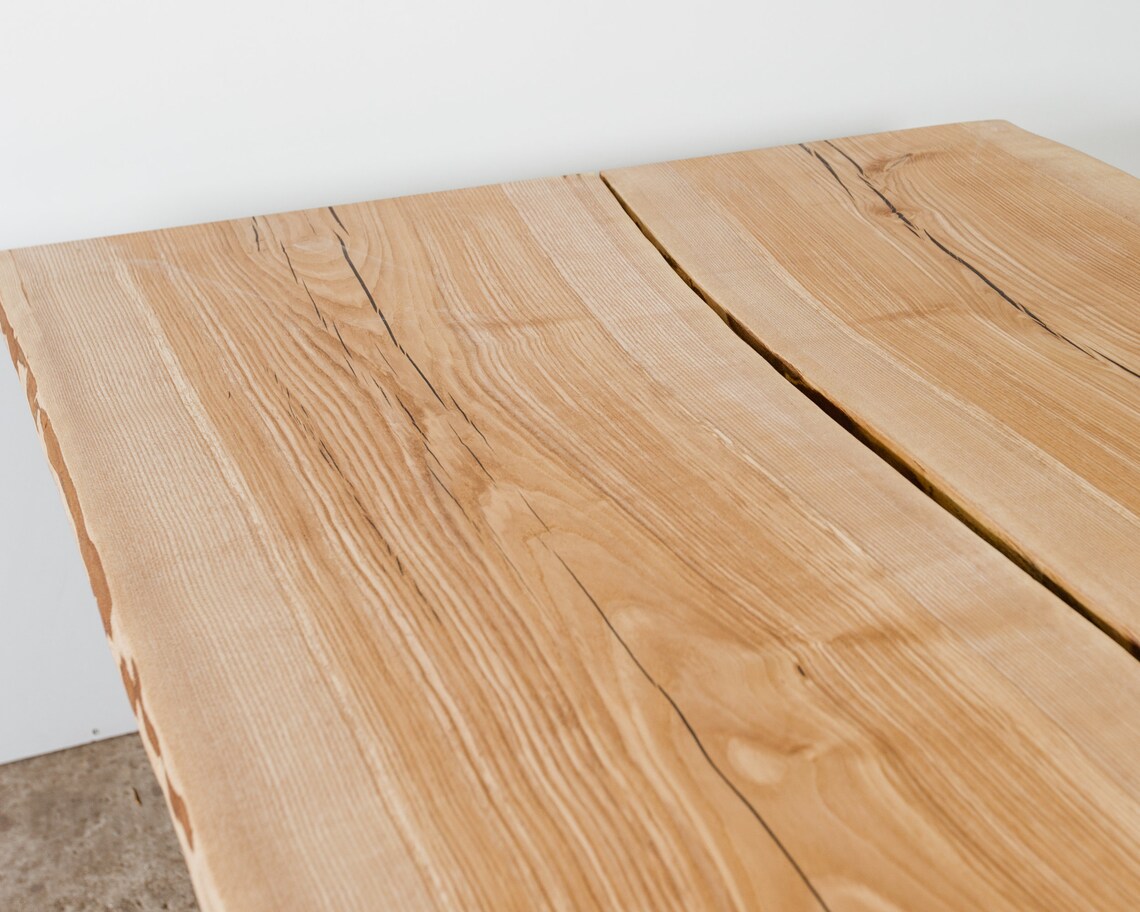 Sustainable Ash Tree Solid Wood Dining Office and Family Etsy