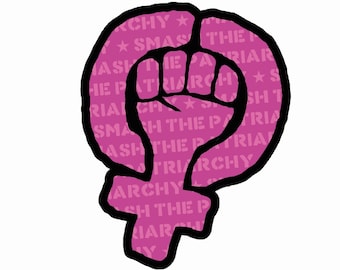 Vernietig de vinylsticker van het patriarchaat