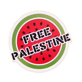 Adesivo Bandiera Palestina 152x76 Mm Per Auto, Moto, Camper - Resistente UV E Acqua