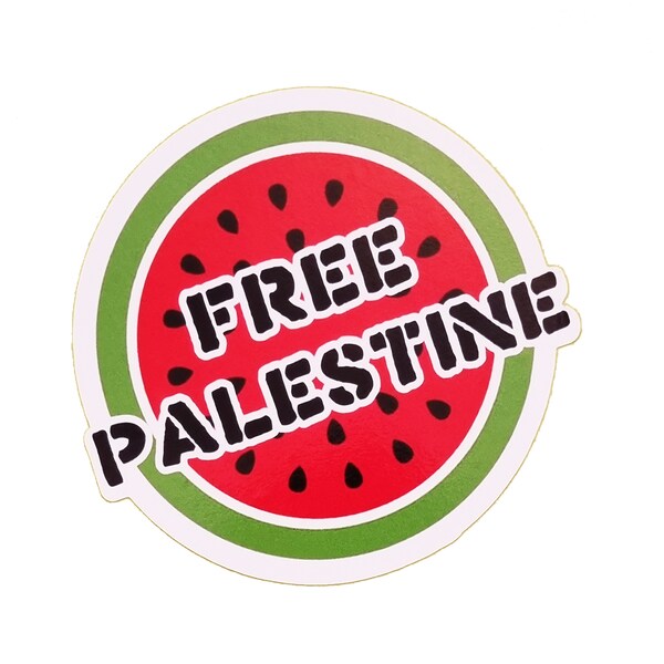 Adesivo Bandiera Palestina 152x76 Mm Per Auto, Moto, Camper - Resistente UV E Acqua