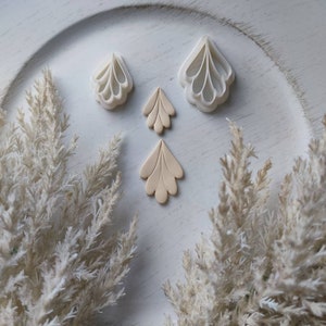 Polymer Clay Cutter Set | Cookie cutter | Embosser | FIMO cutter | Stamp | Polymer Clay accessories | DIY tools | Handmade jewelry | Flower