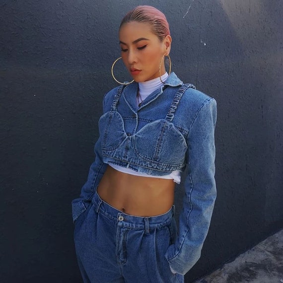 Jean Jacket Baggy Jeans 3 Piece Set 