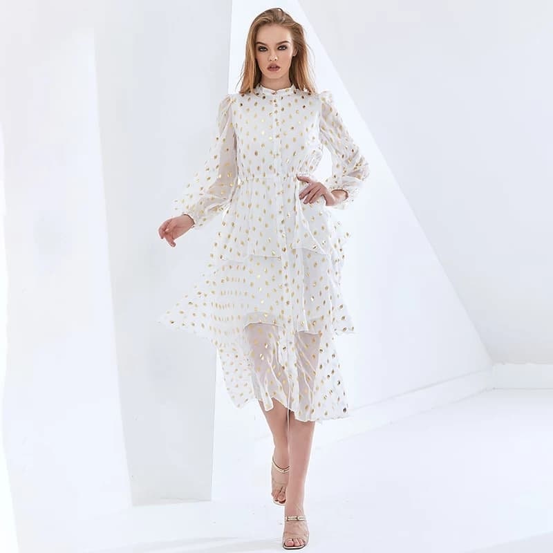 Long Sleeve White Dress Shirt 