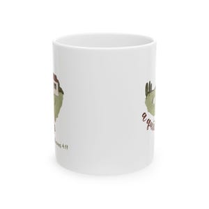 A Quiet Life, 1 Thessalonians 4:11, Christian Mug, Bible Scripture Mug, Ceramic Mug, 11 oz