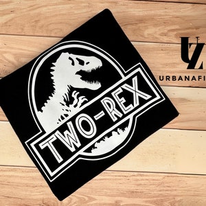 Two Rex Dinosaur T-Rex Birthday Shirt, Second Birthday Shirt, Dinosaur Party Birthday , T-Rex Party Theme