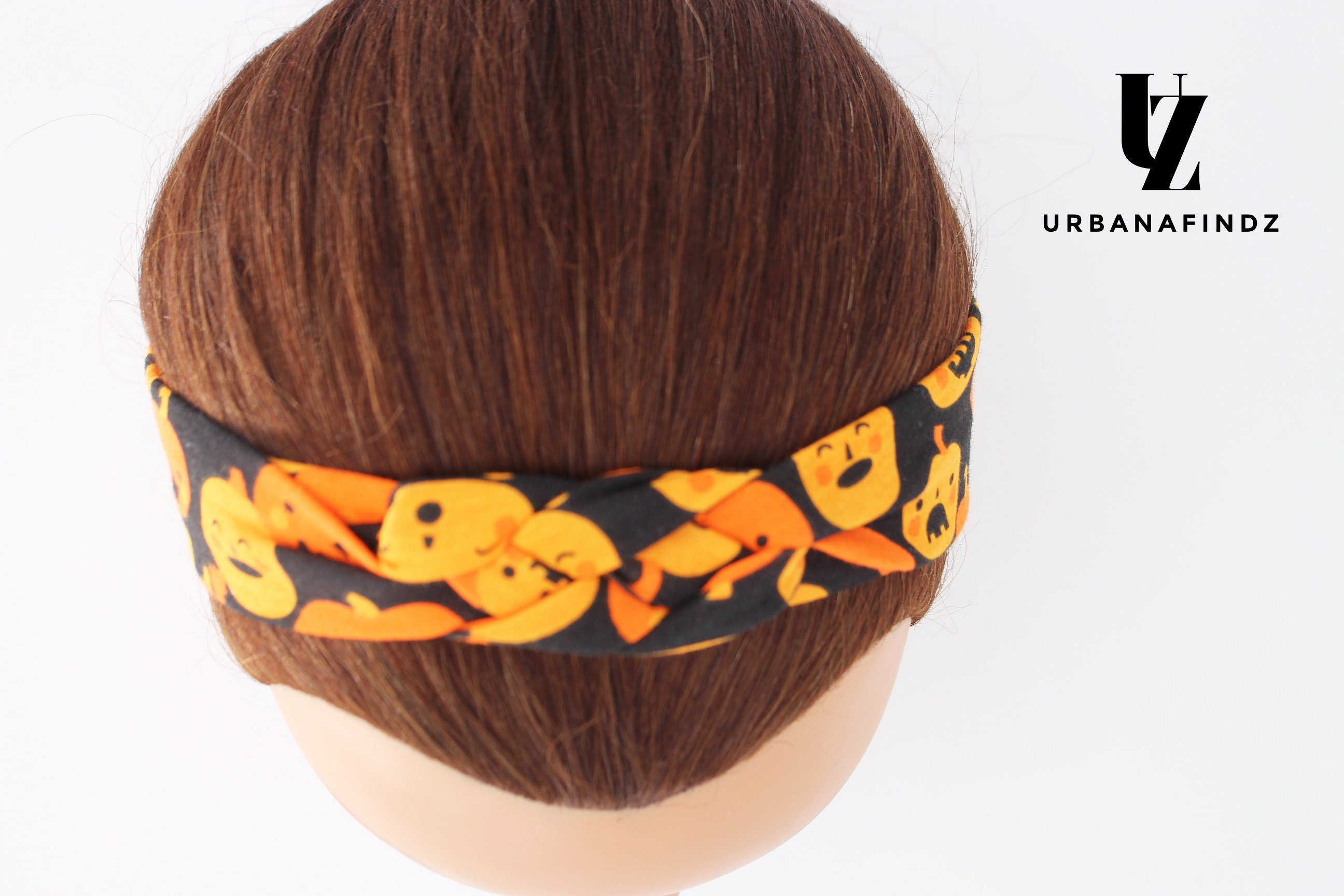 Halloween Pumpkin Sailor Knot Headband Adult Headband Mommy Etsy UK