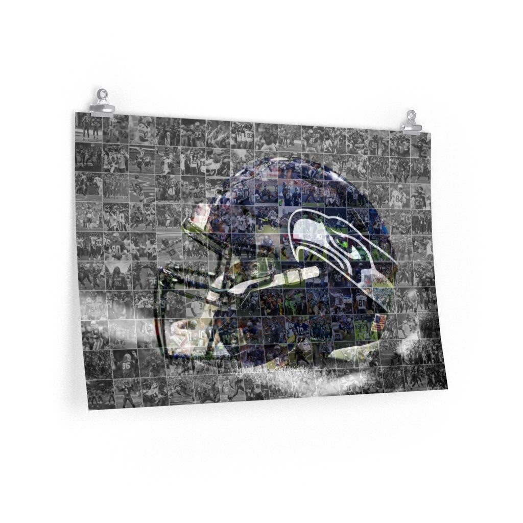 Seattle Seahawks Poster Seattle Seahawks Decor NFL Football | Etsy