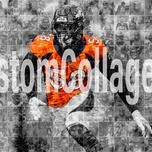 Von Miller cartel Denver Broncos Decoración NFL Football | Etsy