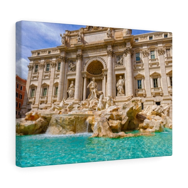 The Trevi Fountain Photography Print, The Trevi Fountain Home Decor, Italy Famous Places, World Landmarks, Gift